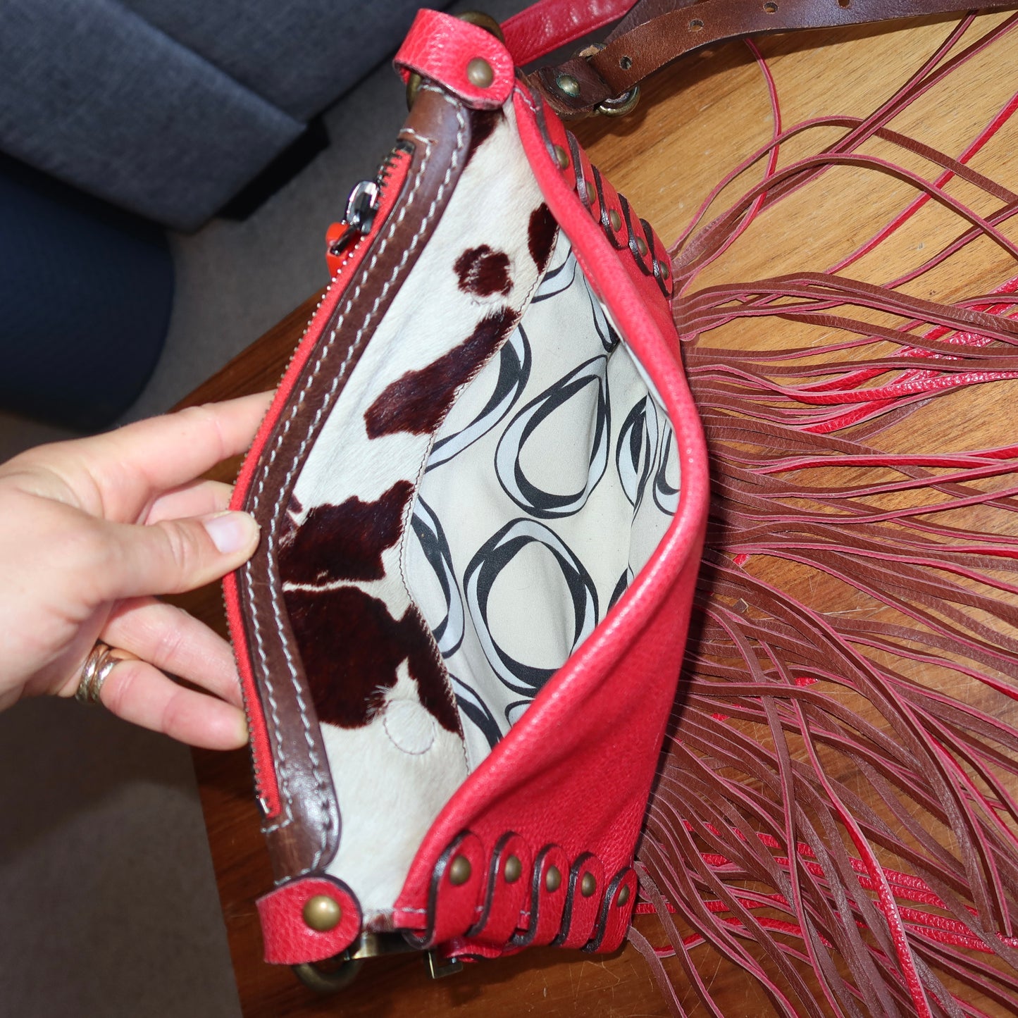 Jamin Puech Cowhide Fringe Crossbody