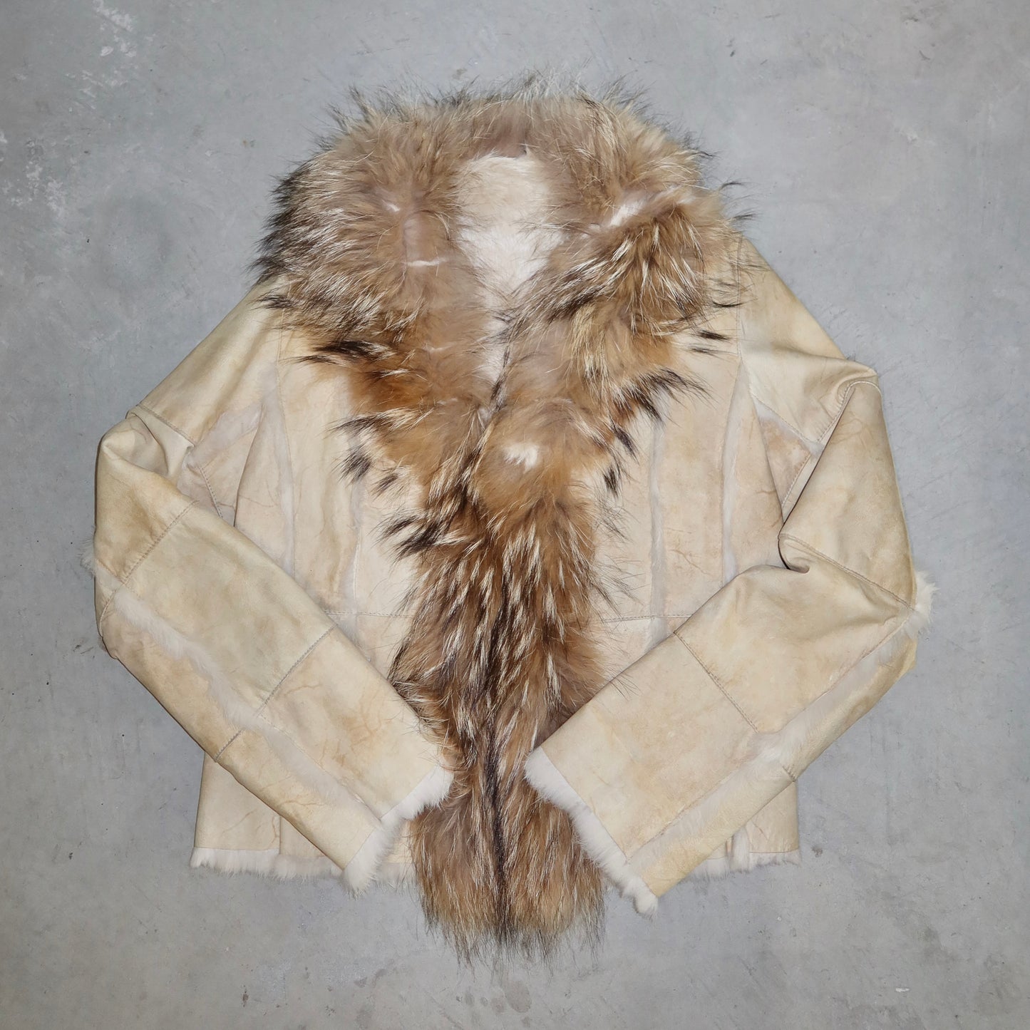 Vintage Leather and Fur Jacket