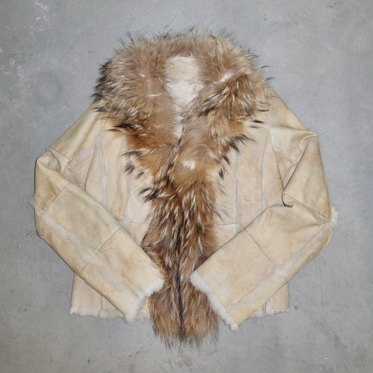 Vintage Leather and Fur Jacket