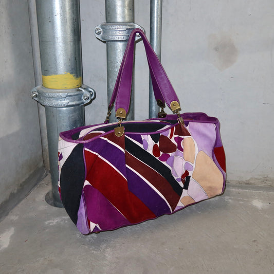 Emilio Pucci AW2005 Large Corduroy Tote