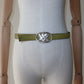 YSL AW2003 Green Reversible Belt