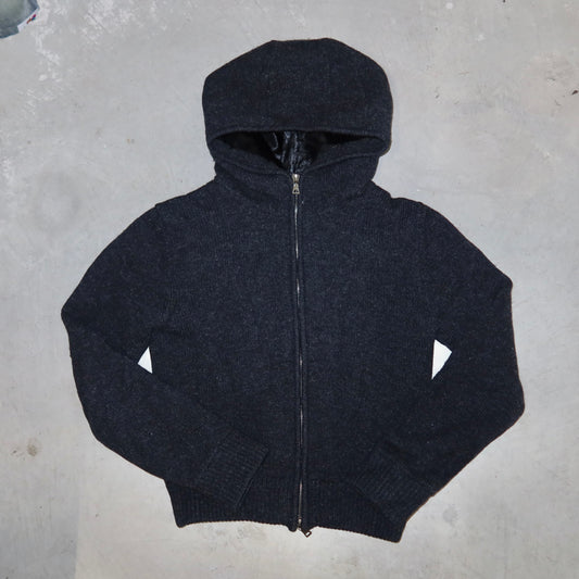 Prada Sport Wool and Goat Fur Hoodie