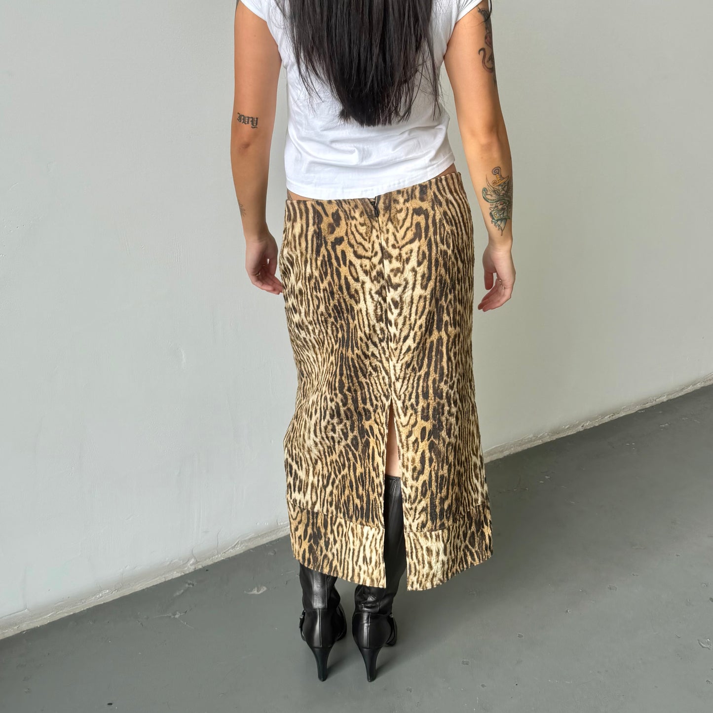 Chloé Resort 2016 Leopard Print Skirt