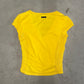 D&G ‘Inner City Blues’ Yellow V-neck Tee