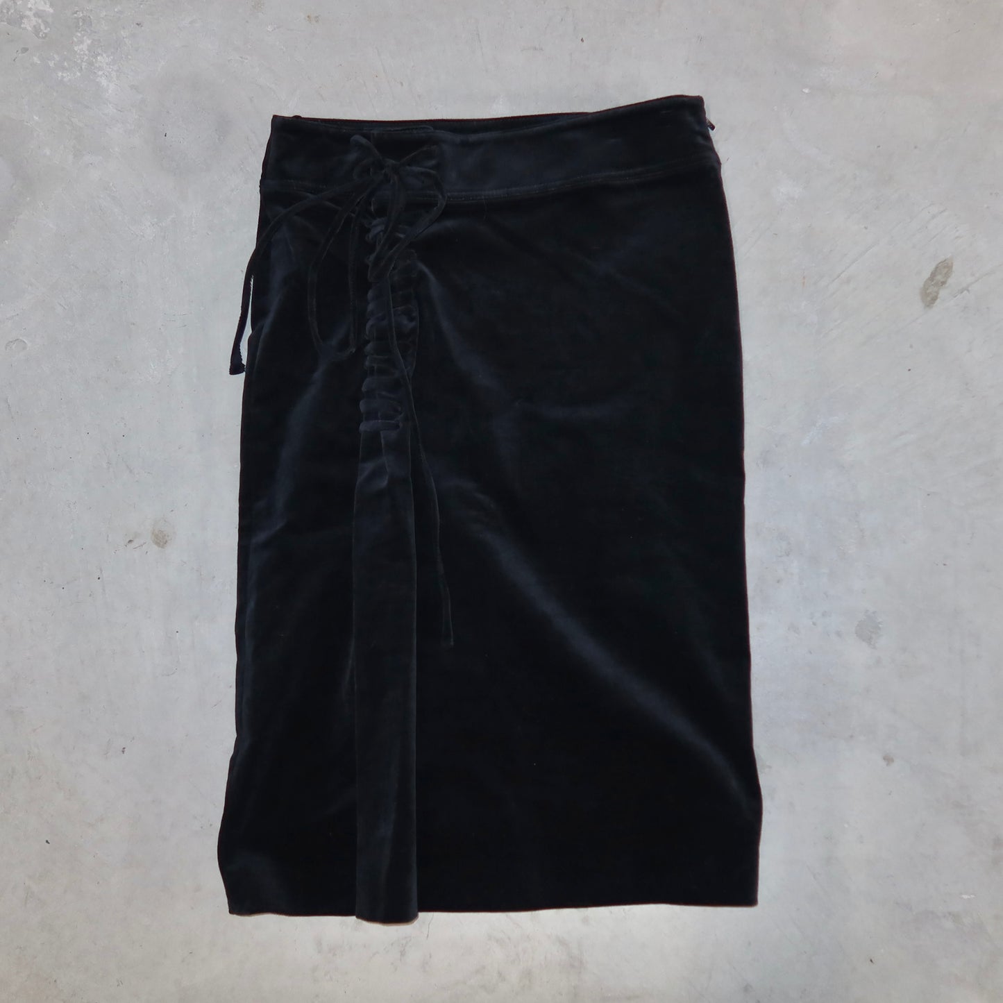 Gucci AW2002 Velvet Skirt