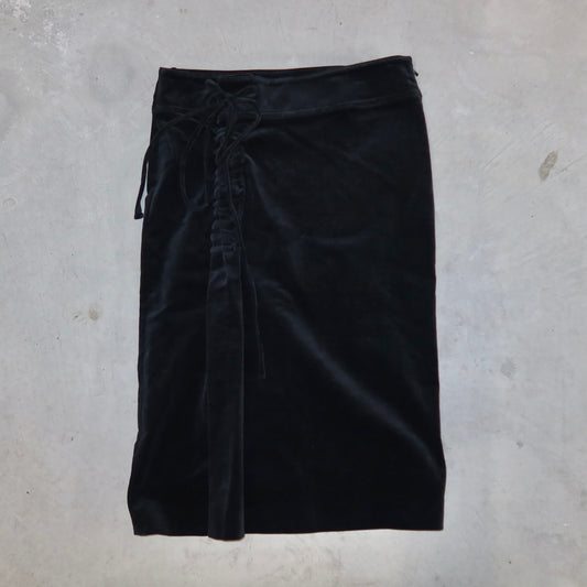 Gucci AW2002 Velvet Skirt