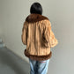 Vintage Mixed Real Fur Bomber