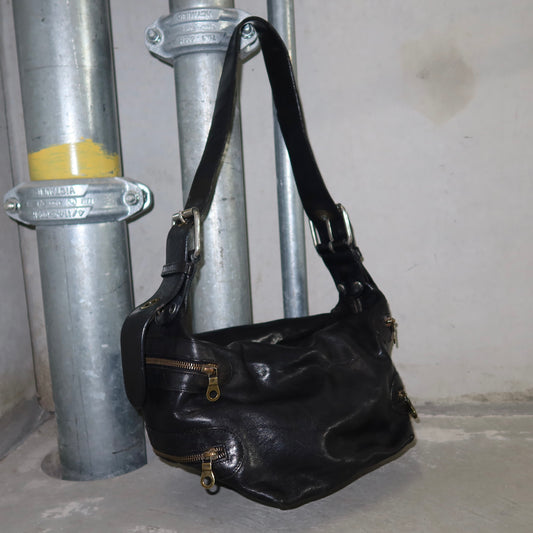Chloé AW2003 Black Leather Camera Bag