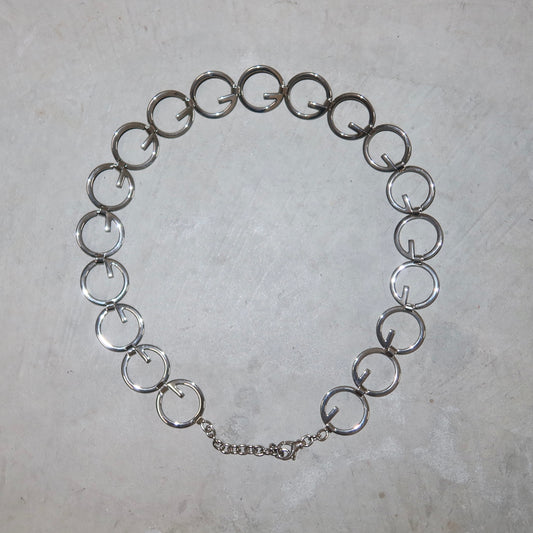 Gucci 90's Silver Chain Belt