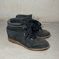 Isabel Marant Charcoal Bobby Sneakers (39)