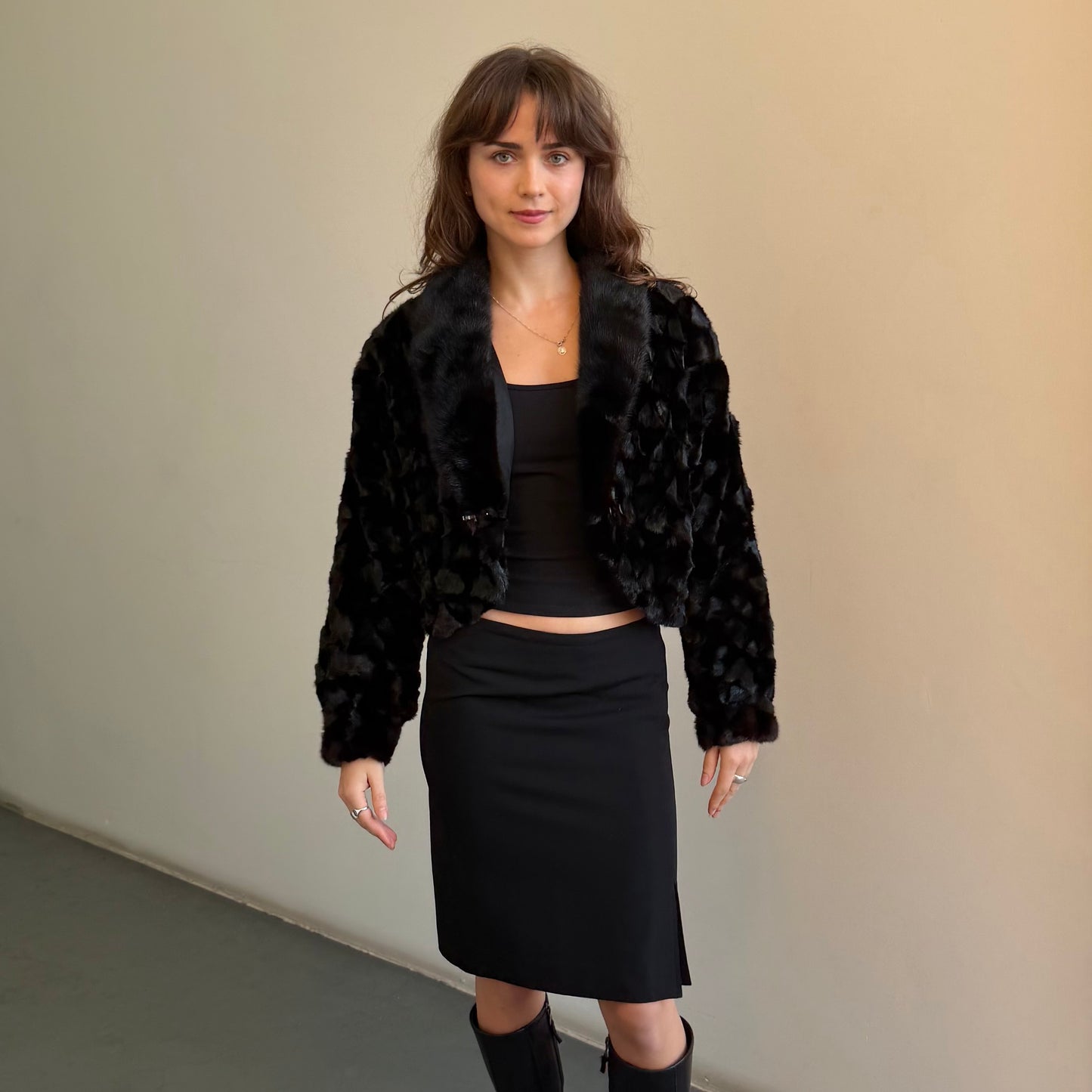Vintage Mink Fur Bomber