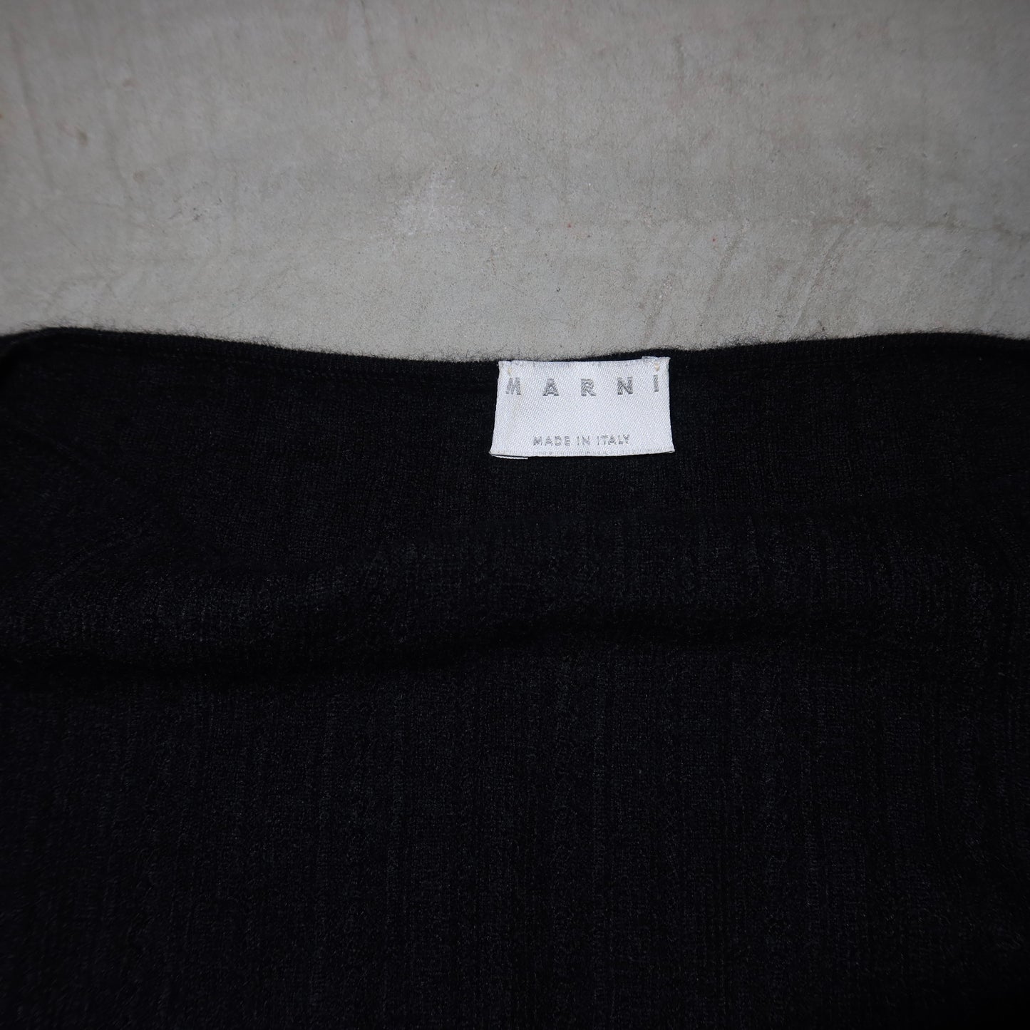 Marni Black Cashmere Top