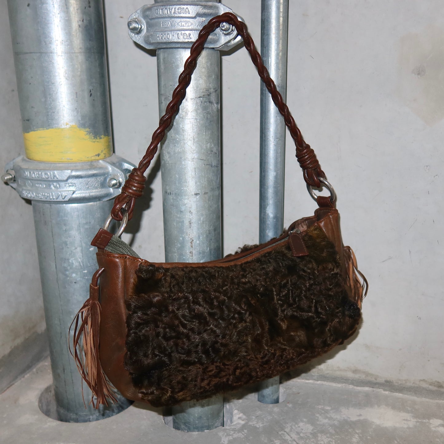 Paolo Masi Real Fur Bag