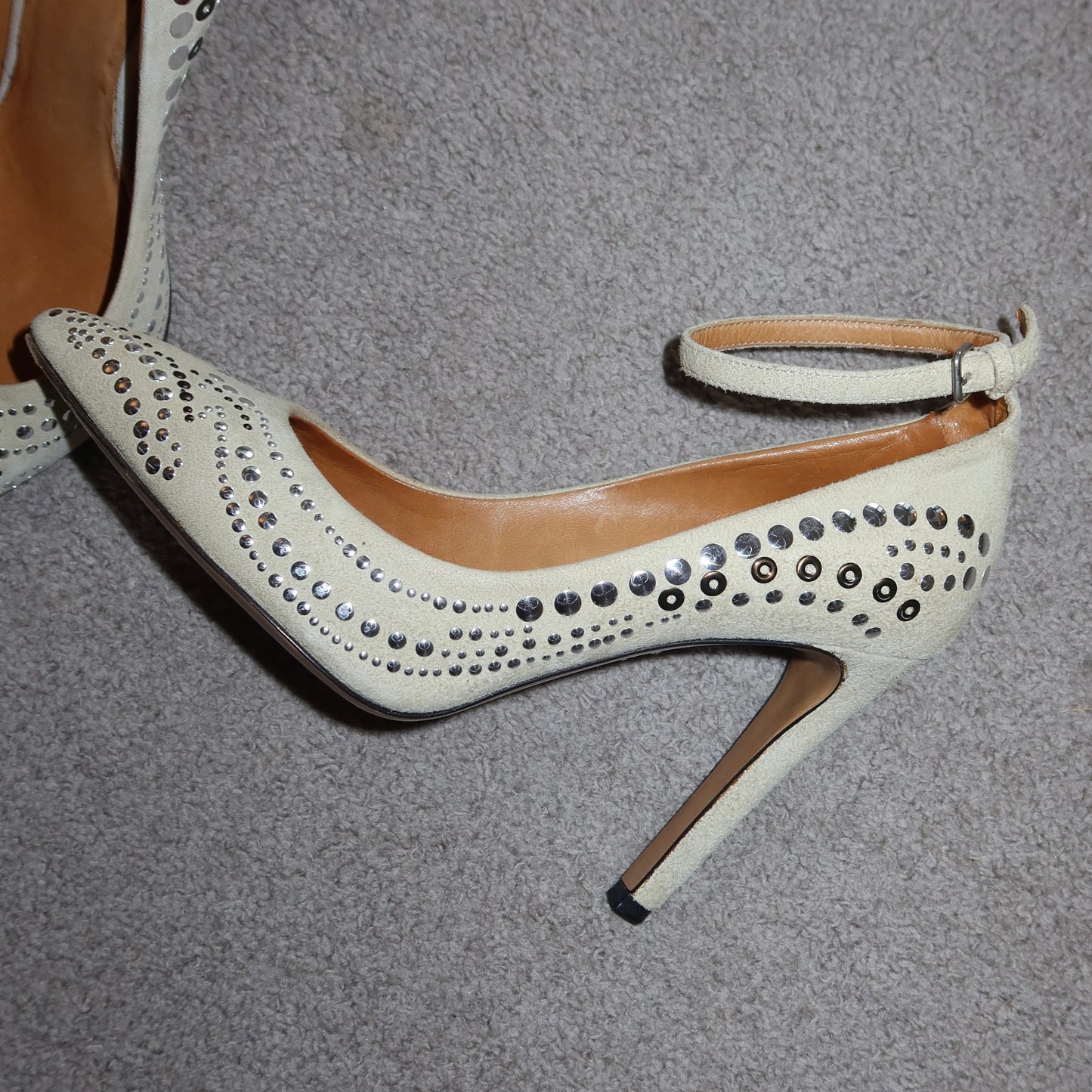 Isabel Marant Suede Studded Heels (36)