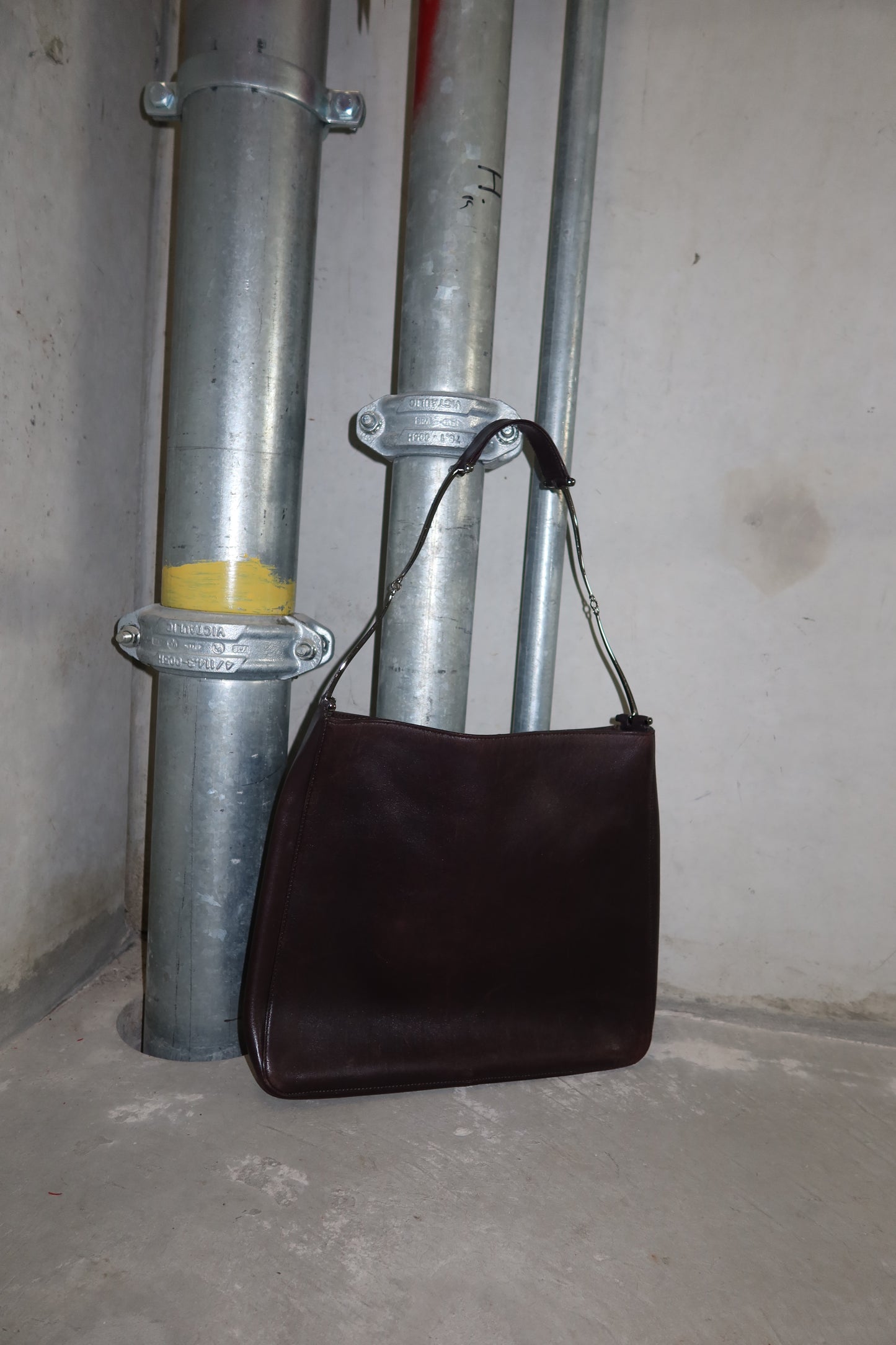 Gucci Brown Leather Horsebit Handle Bag