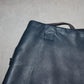 Tibi Blue Leather Grommet Skirt