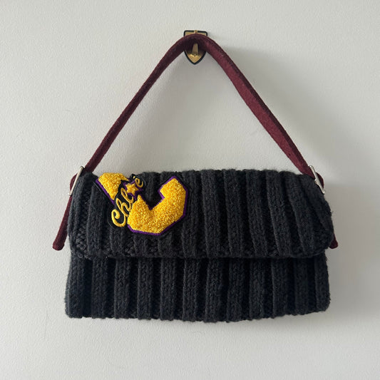 Chloe Knitted Varsity Bag