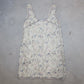 DKNY Embroidered Silk Mini Dress