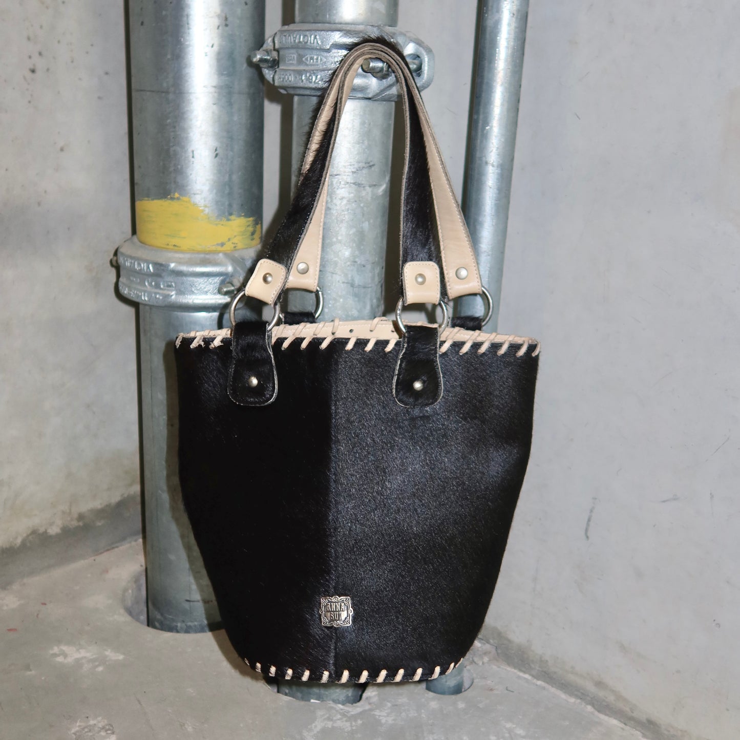 Anna Sui Cowhide Bucket Bag