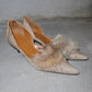 Burberry Real Fur Kitten Heels (37)