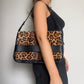 Vintage Leopard Print Cowhide  Tote