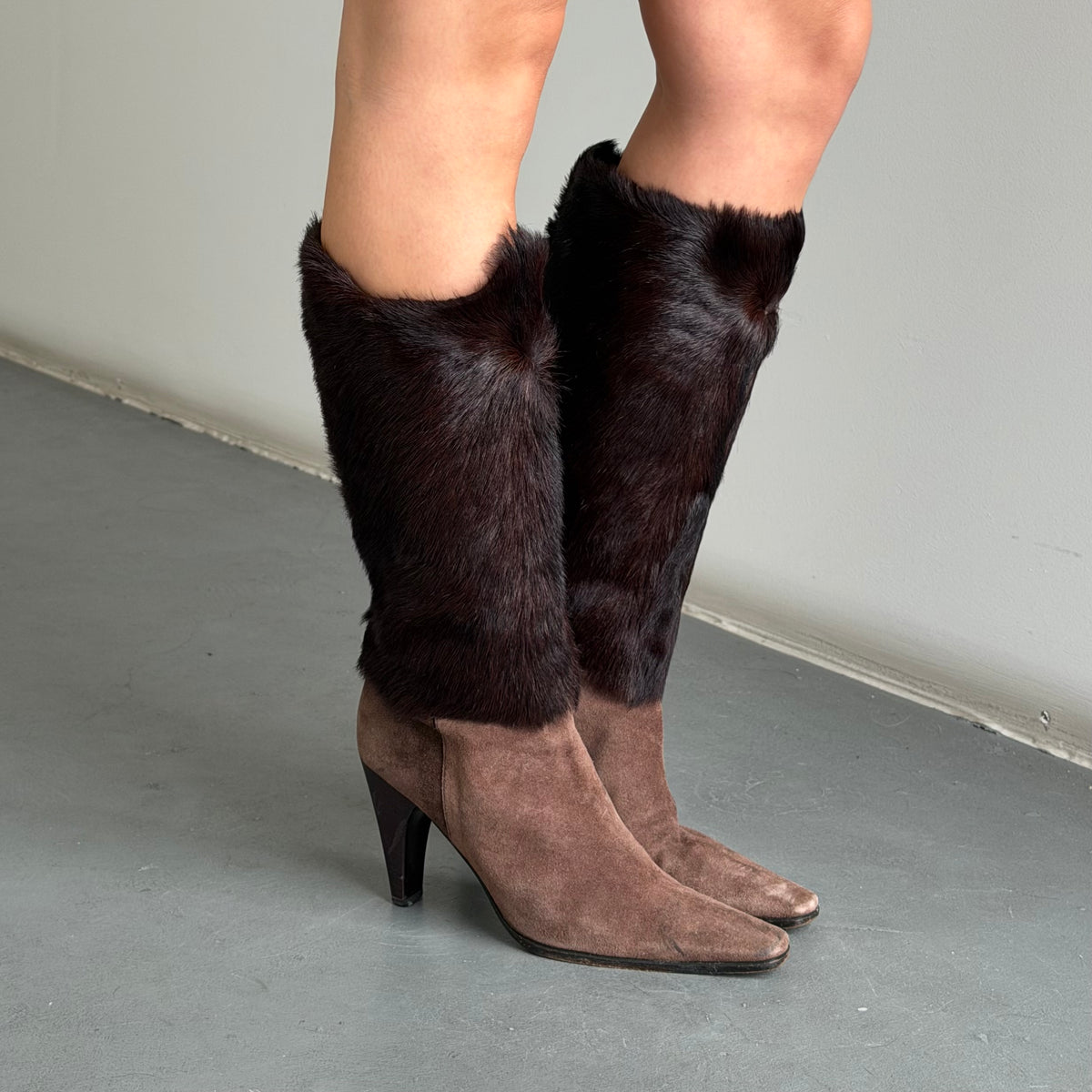 Prada Fur Boots (38)