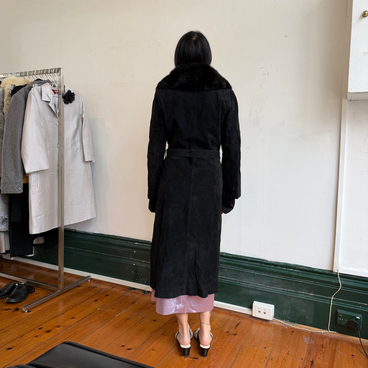 Vintage Suede Trench