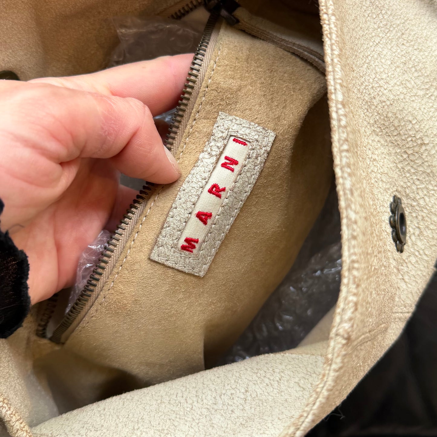 Marni Distressed Leather Bag