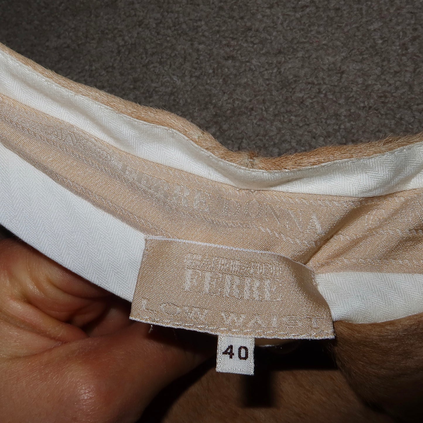 Gianfranco Ferre Cowhide Skirt