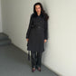 Michael Klein Fur Trim Trench