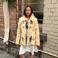 Vintage Spotted Rabbit Fur Coat