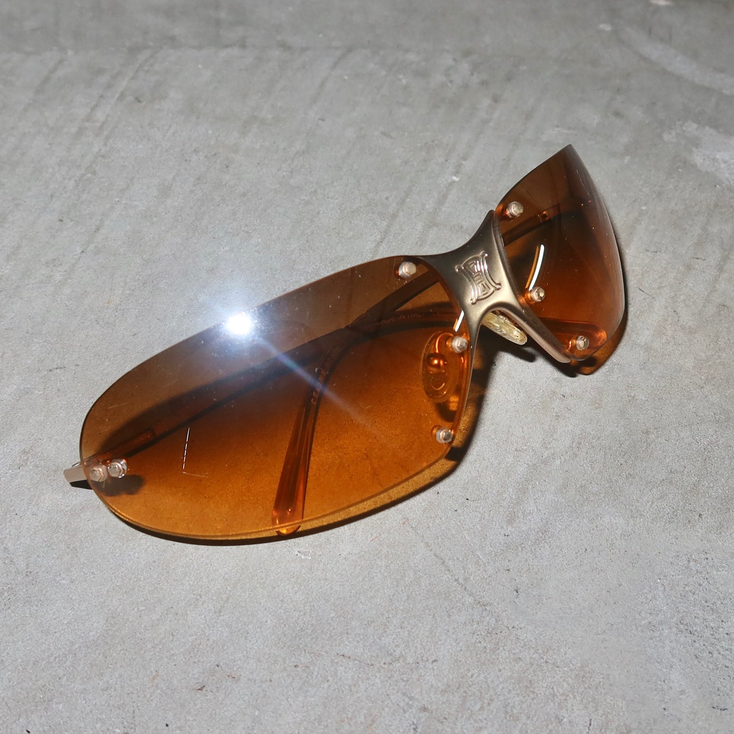 Celine Orange Tinted Sunglasses