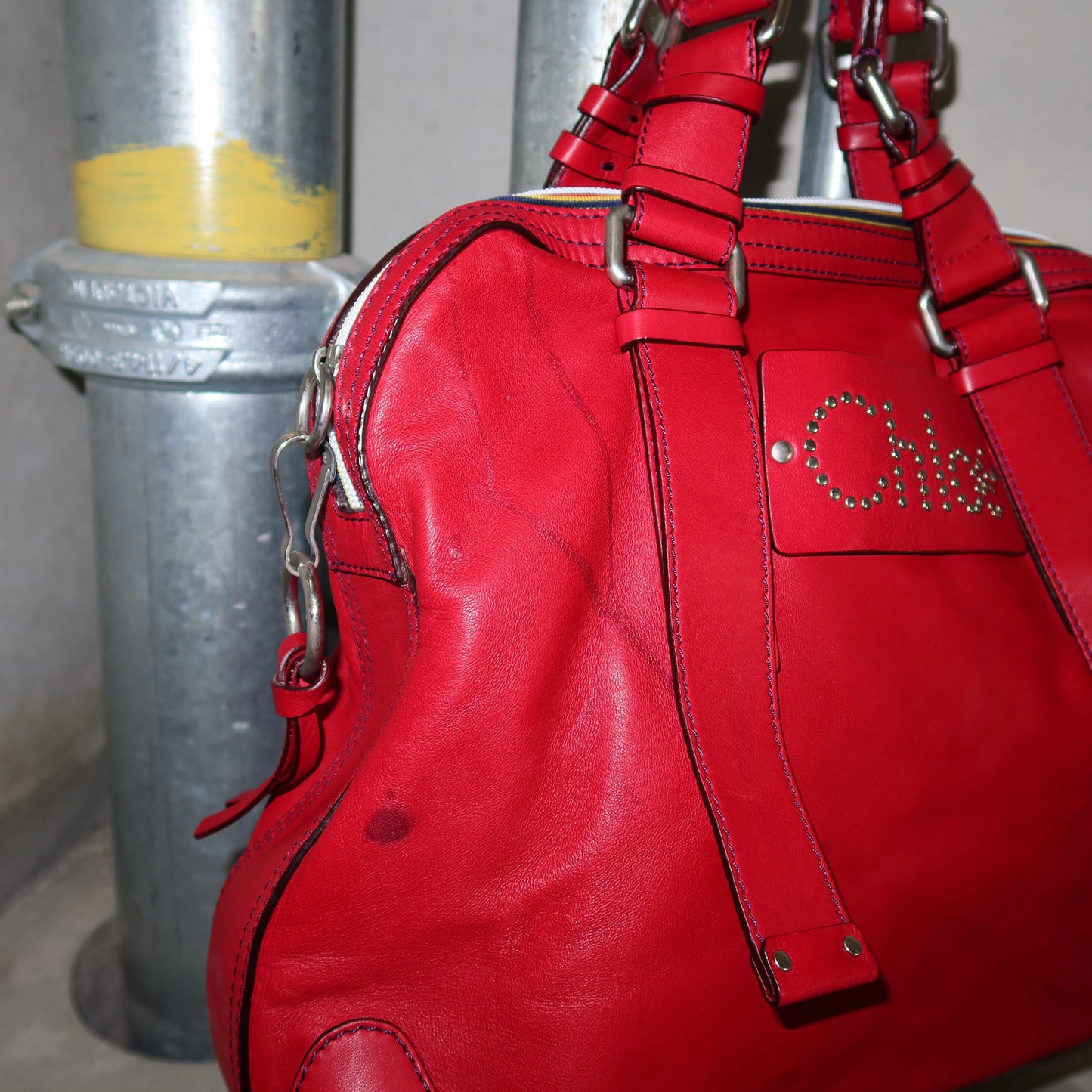 Chloé Red Leather Patsy Bag