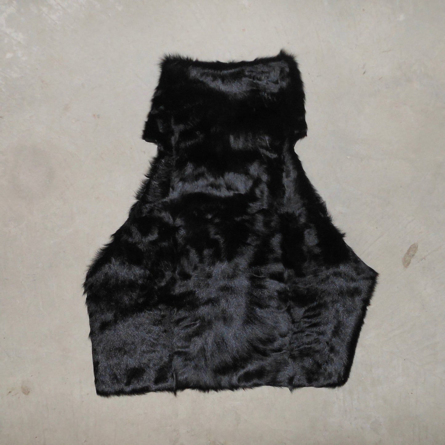 Marni Rare Goat Fur Halter Neck Top