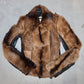 Plein Sud Goat Fur Leather Jacket