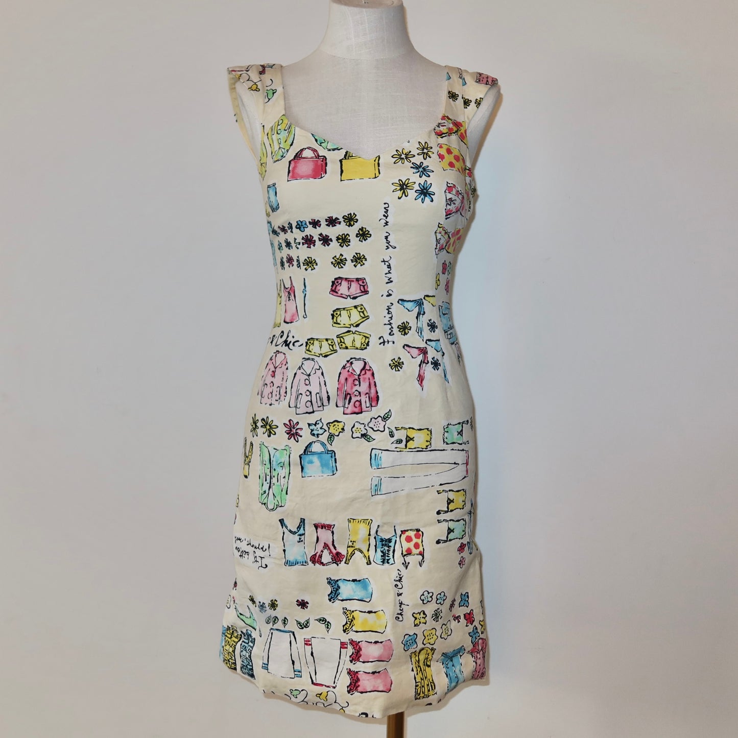 Moschino “Laundry” Dress