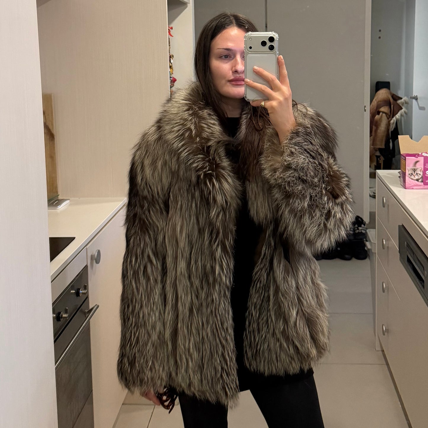 Vintage Fox Fur Coat