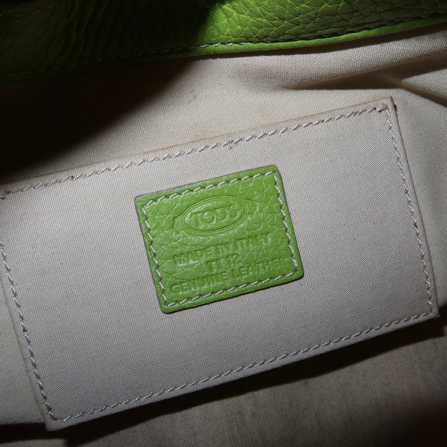 Tod’s Green Leather Bag