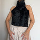 Marni Rare Goat Fur Halter Neck Top