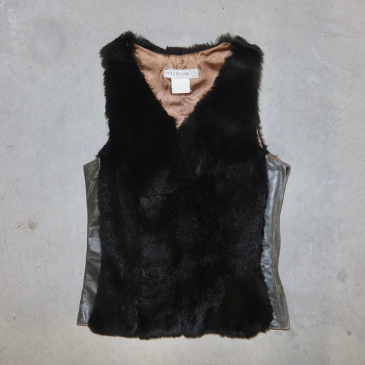 Pellessimo Rabbit Fur Leather Vest