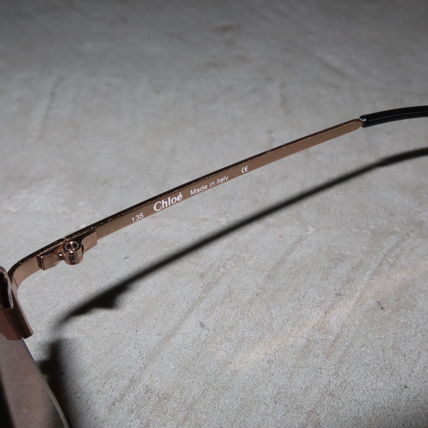 Chloé SS1999 Brown and Gold Aviators