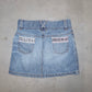 Dolce & Gabbana SS2003 Rhinestone Denim Mini