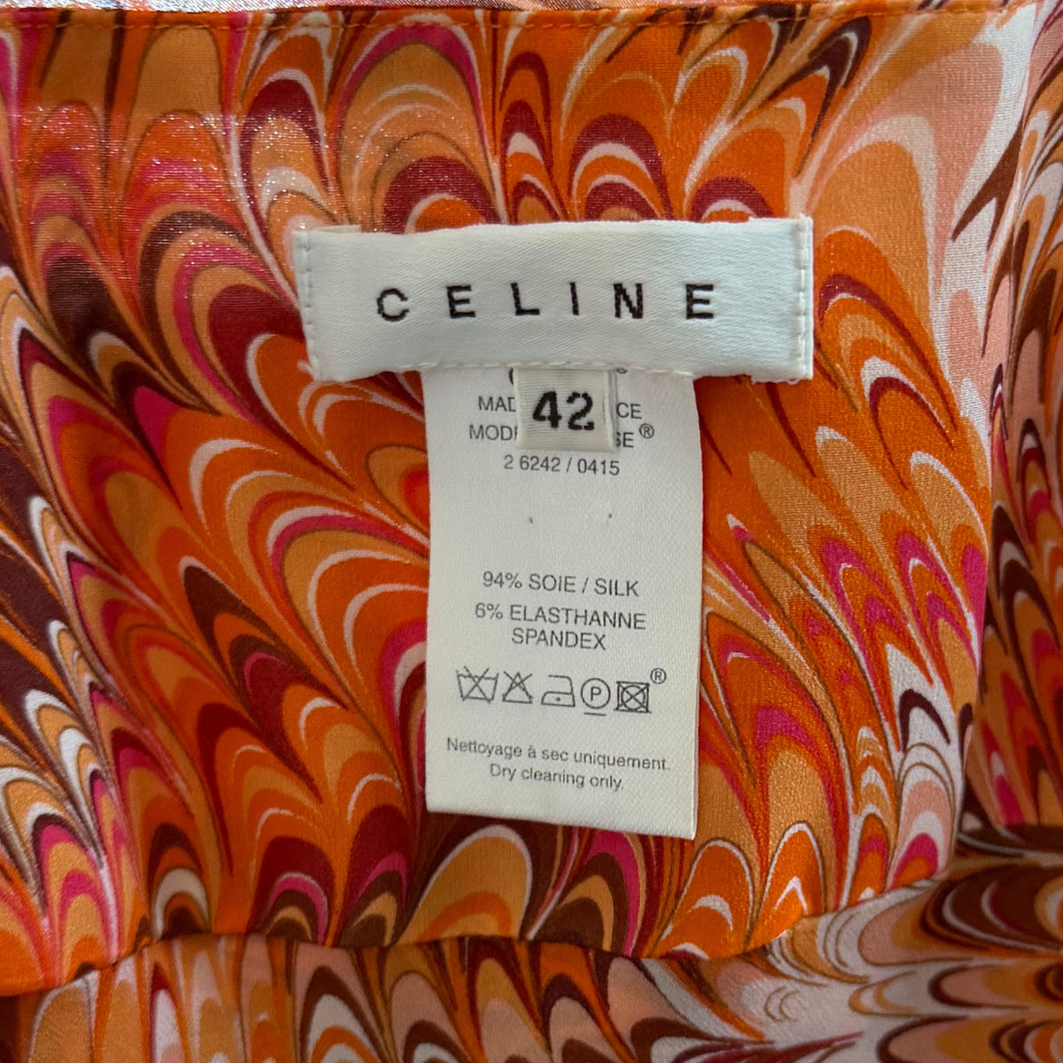 Celine SS2003 Silk Dress