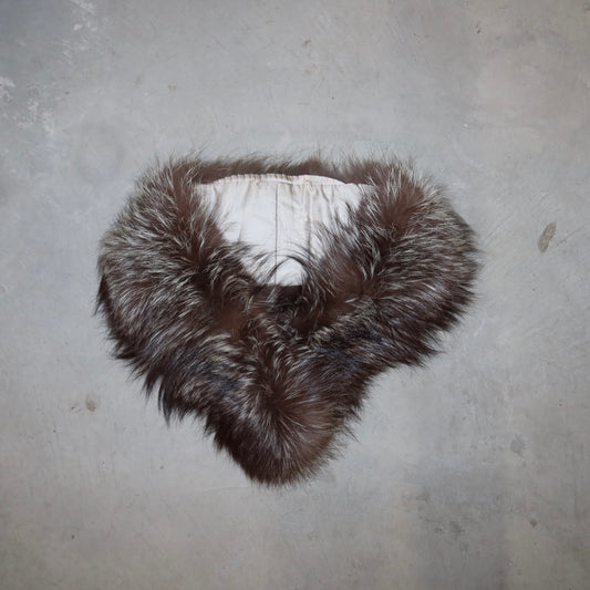 Vintage Silver Fox Fur Collar
