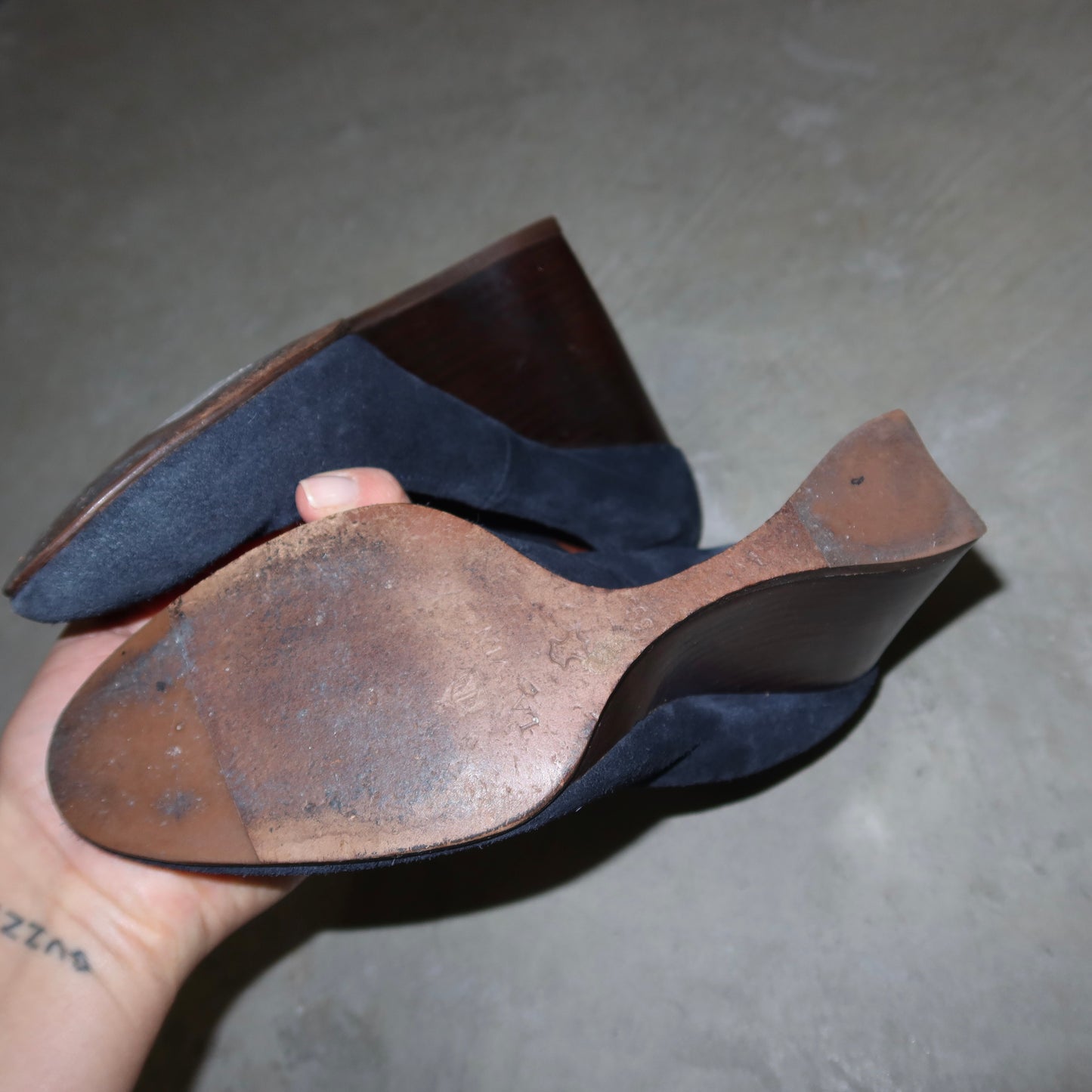 Lanvin Suede Wedges (38)