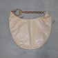 Cuffz Large Beige Leather Barfly Bag