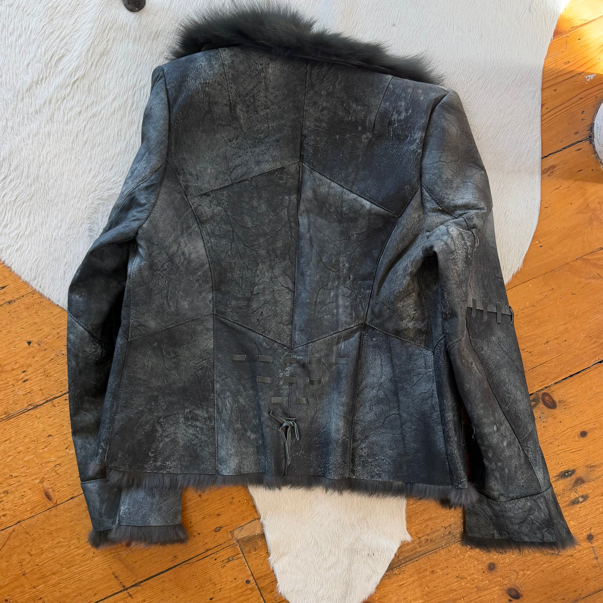 Vintage Fur Lined Coat