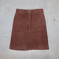 Celine Suede Skirt