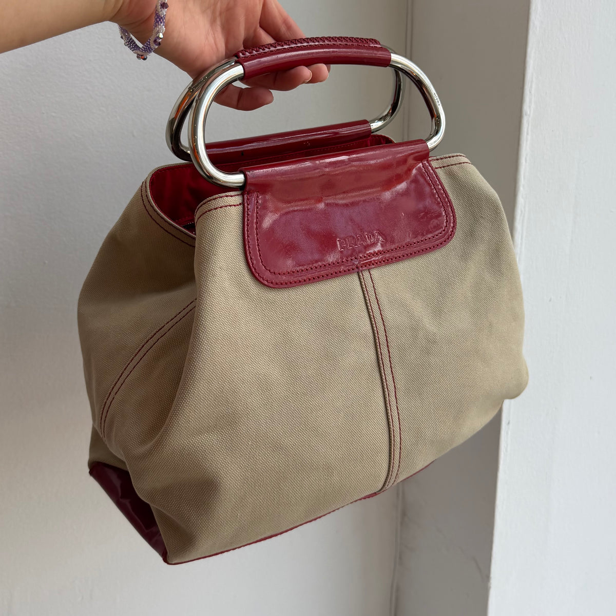 Prada SS2003 Ring Handle Bag