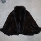Vintage Real Fur Cape